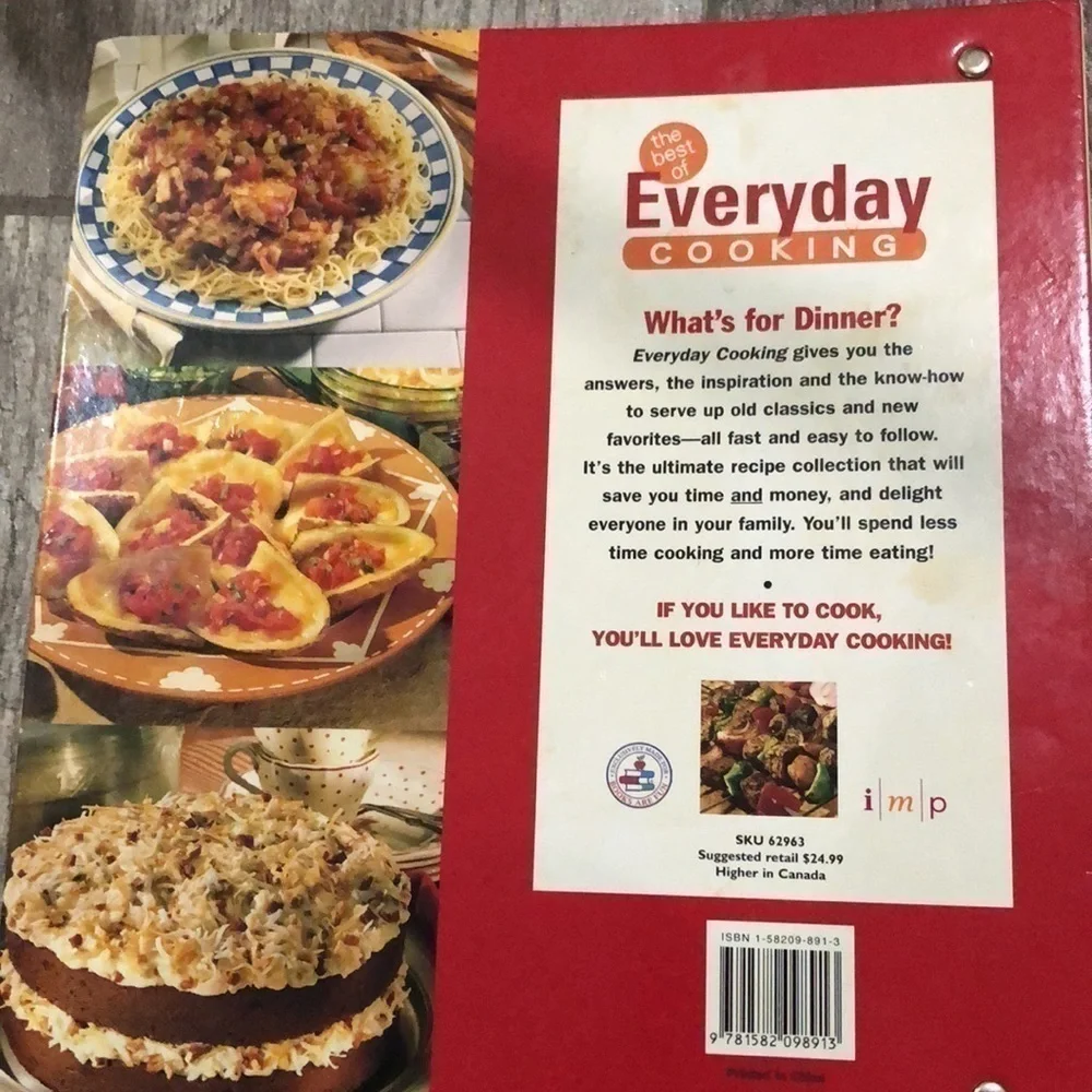 Cookbook-Everyday cooking. New without tags